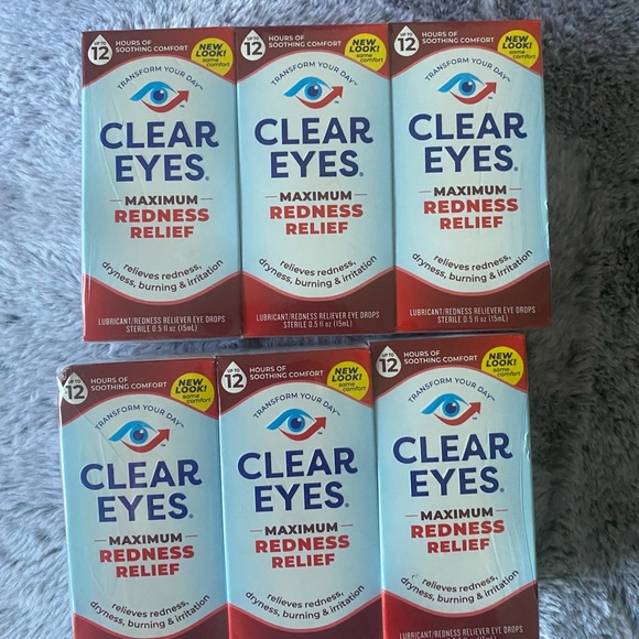 Clear Eyes Other - NWB Clear Eyes maximum redness relief eye drops total 6 count